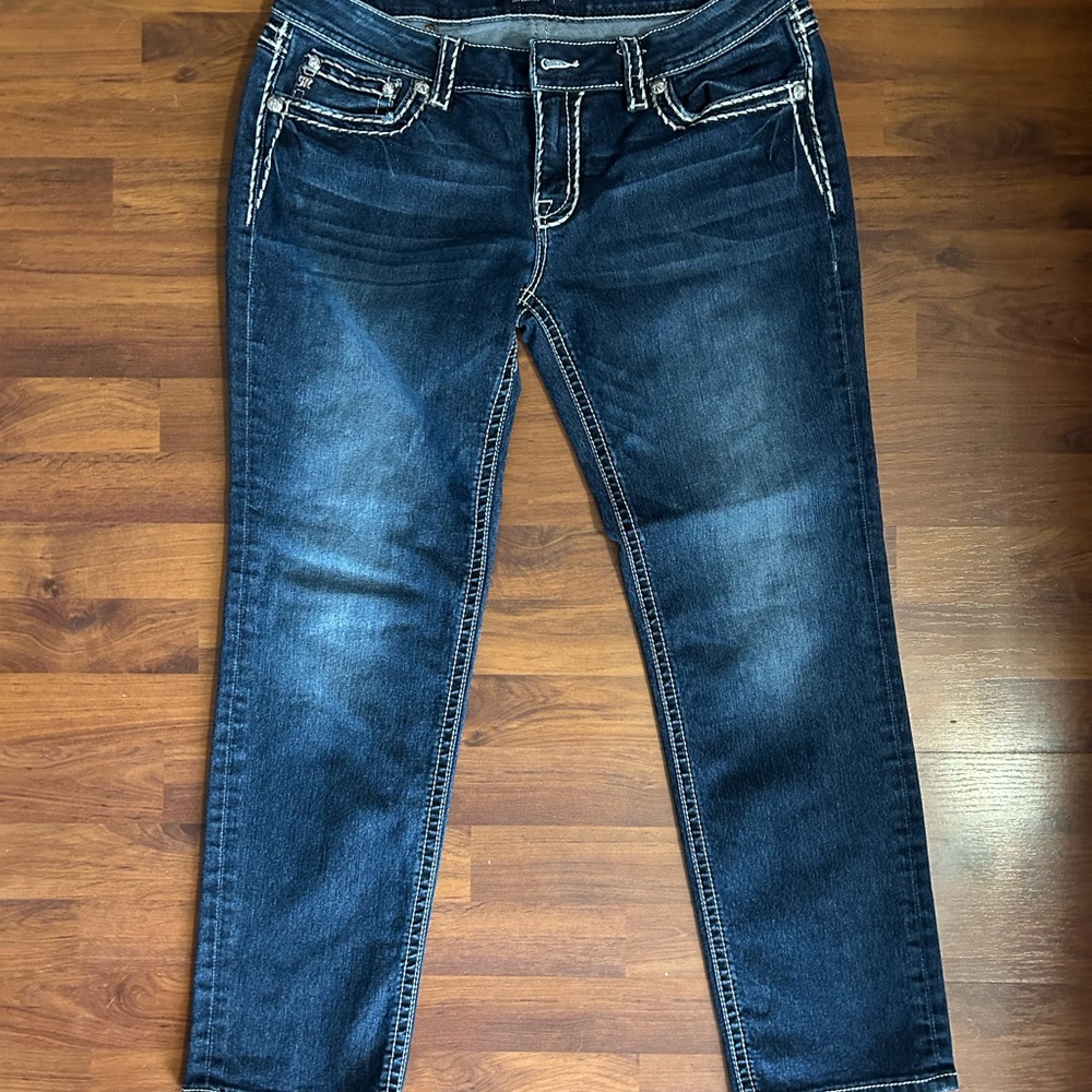 Miss Me Women's Blue Jeans 34 waist 30 length